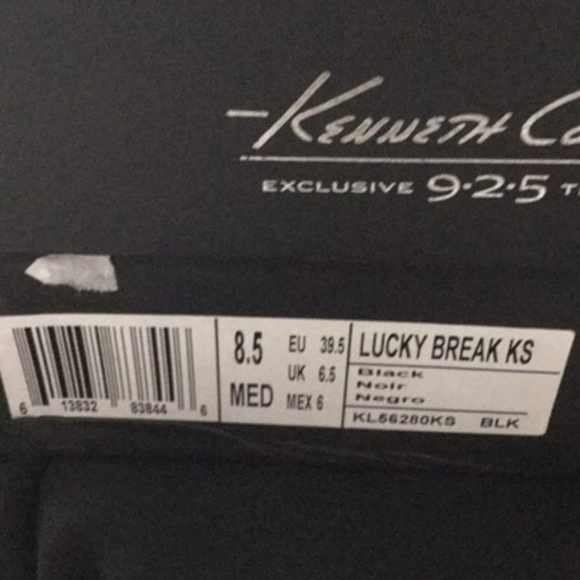 Kenneth Cole New York Exclusive 9*2*5 Technology Black Wedges 8.5M - Picture 4 of 9